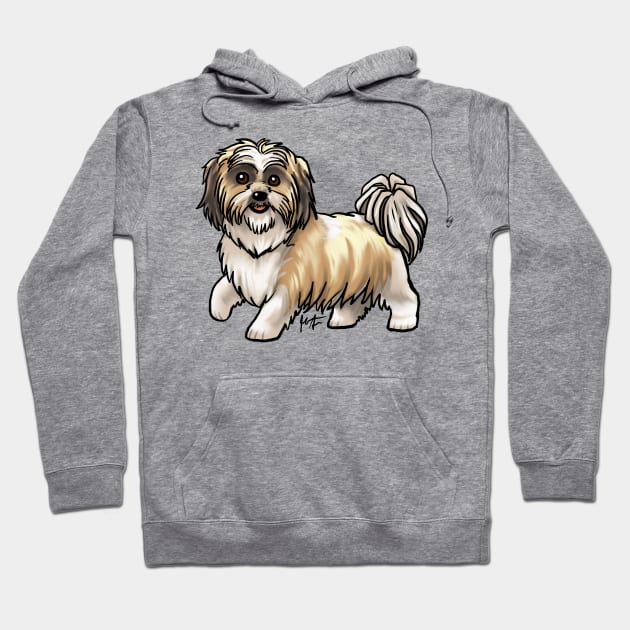 Dog - Shih Tzu - Gold Hoodie by Jen's Dogs Custom Gifts and Designs